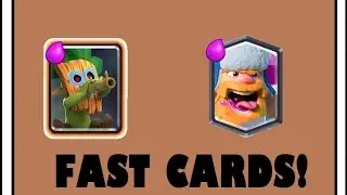 USING AN ALL FAST CARD DECK FOR THE FIRST TIME! Clash Royale