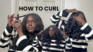 How To Curl Hair | Bouncy Curls Tutorial