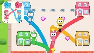 Draw To Home - All Levels Gameplay Android, iOS