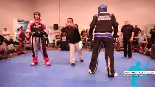 2015 Pan American Int'ls - Jim Haymore v AhmAd Rice - Men's Team Sparring