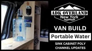 Van Build ~ DIY Portable Water Storage & Sink Cabinet