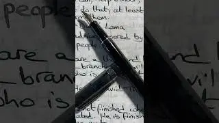 Writing Tue 9 Sep Wing Sung 698 and Diamine Spruce #shorts