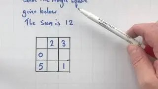 3 by 3 magic square
