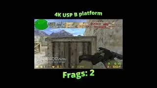 4K USP in B #4k #headshot #usp #nostalgia #beast #insane #counterstrike #cs16