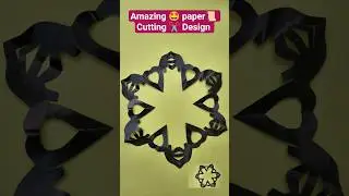 stunning paper cut creation 😍#viral #diy #art #homemadepapercraft #shorts #trending #unique #design