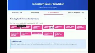 Learn Technology Transfer Simulation (WHO Guidelines) | Pharmacy Tutorial | Medical Education