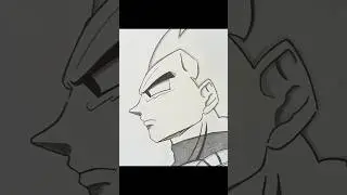 How to draw Vegeta from dragon ball for beginners easy ✨ #drawingtutorial #art #anime #vegeta