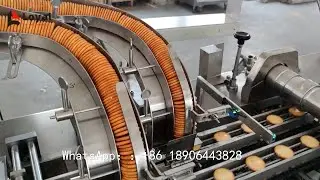 How is the sandwich biscuits made? Sales of sandwich biscuits processing machine