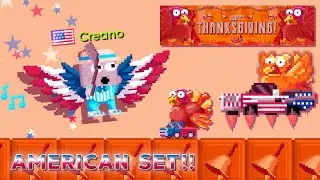 AMERICAN EAGLE WINGS SET + NEW ITEMS!! (Thanksgiving Week 2021) | Growtopia