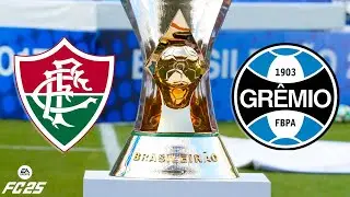 Fluminense  x Gr&ecirc;mio (BRASILEIR&Atilde;O) 1&deg; Rodada - EA FC 25 (Simula&ccedil;&atilde;o)