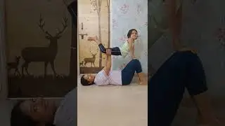 Yoga with kids #YogaLove #acroyoga #funyoga #happymoments #funexercise #mastmadhu #yogawithkids