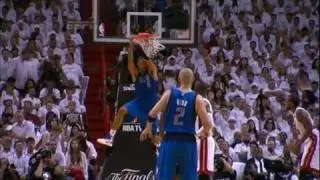 Dallas Mavericks Jason Kidd Tyson Chandler Slam Dunk Connection NBA Finals 2011