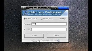 How to lock a folder with a password