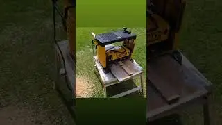 My New Dewalt DW733 planer, powered by my festool powerstation.