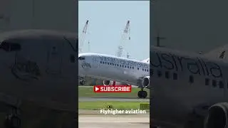 Virgin 737 takeoff BNE #shorts  #subscribe