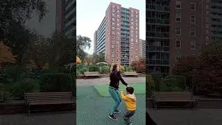 Playful moments: mom and child's joyful time at the park#familyfun #parkplay