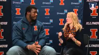 #Illini DE Jihad Ward Postgame Interview vs. Nebraska 10/3/15
