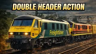 Freight Power Unleashed! 🚆 Double-Header Freight Trains | UK Compilation