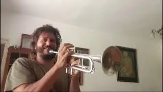 Vintage Selmer C700 C/Bb Trumpet large Bell & Large bore demo ( playing with alternate  Bb slide )