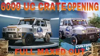 CUSTOMIZABLE UAZ CRATE OPENING BGMI || UPGRADABLE UAZ CRATE OPENING || AEGIS UAZ CRATE OPENING ||