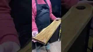 Классная дубовая доска под маслом. Oak board #shorts #short