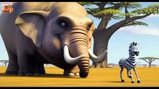 Zoe the Zebra & Max the Monkey's Safari Journey 🦓🐒- Read Aloud Story for Kids