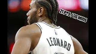 Kawhi Leonard vs Nets (12/26/2017) - 21 PTS IN 26 MINS!