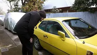 Classic Porsche sitting in driveway makes unsatisfactory progress toward restoration
