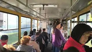 Трамвай из 90-ых г. Барнаул 07.08.2025