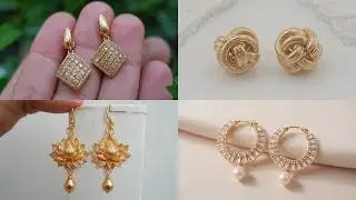 Top 50 Latest Gold Earrings Designs Here | GOLD Earring Designs of 2025 | Fancy Gold Earrings Design