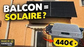 Solaire avec batterie sur un BALCON ⚡ Test r&eacute;el du SolarFlow 800 Plus (440&euro;)