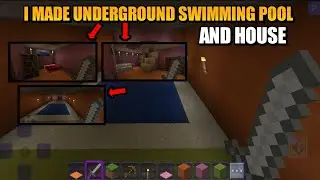 I Made Secret Underground House🏠🏠|| I Made Underground Swimming  Pool And House In Craftsman