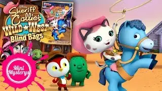 Disney Jr. Sheriff Callie Blind Bags Toy Unboxing ASMR | Mini Mysterys