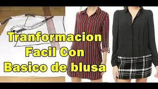 Transformación Fácil Con Patrón Básico de Blusa