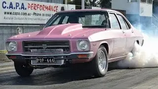 The Pink screamer ~ turbo V8 Holden POP666