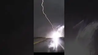 Lightning on Road