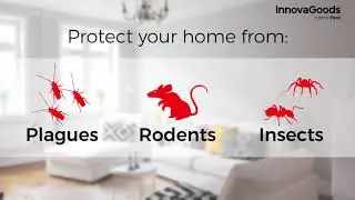InnovaGoods Home Pest Mini Ultrasonic Pest Repeller