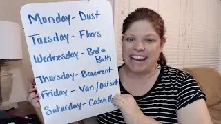 Weekly Rotation Chores for Getting the House Clean