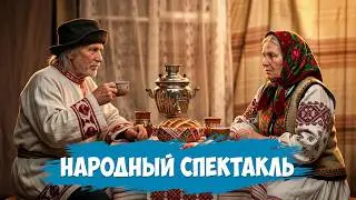 Народный спектакль. Мстиславская школа-интернат.1993 | A folk performance. Mstislav boarding school.