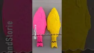 ASMR Sand Fish For Stress Relief Kinetic Sand Satisfying And Relaxing Video