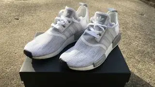 NMD White/Grey/White - On Foot