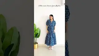 Perfect cotton maxi dresses for summers from Myntra #myntrafinds #myntrahaul #dresses #maxidresses