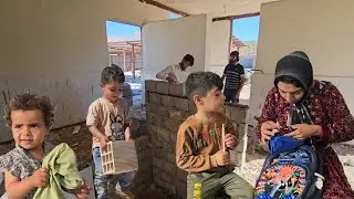 Срок Тайибы подходит к концу. Расчищаем поле для загона коров.