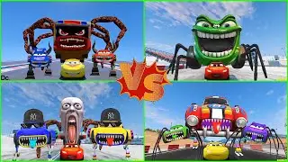 ULTIMATE CAR BATTLE! 🚗🔥 McQueen Eater vs Mega Monster Trucks | GTA 5 FIGHT