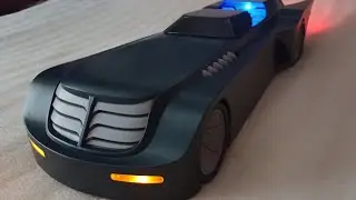 batmobile mcfarlane toys serie animada #unboxing y #review TREMENDA PIEZA!!!! PERO...
