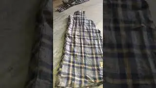 DIY Convert Old Man&rsquo;S Shirt into Cute Baby frock#shorts #shortvideos
