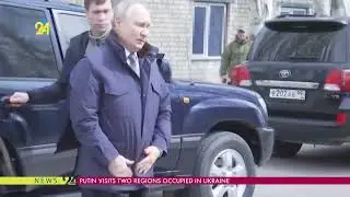 Putin visits two regions occupied by Ukraine