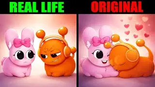 Best TikToks of Incredibox Sprunki | Pinki & Oren Sweet Moment 💗 | REAL LIFE vs ORIGINAL