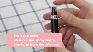 Mini Perfume Spray Bottle Review