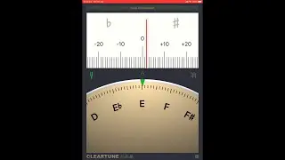Tune your Guitar with Cleartune app Tutorial